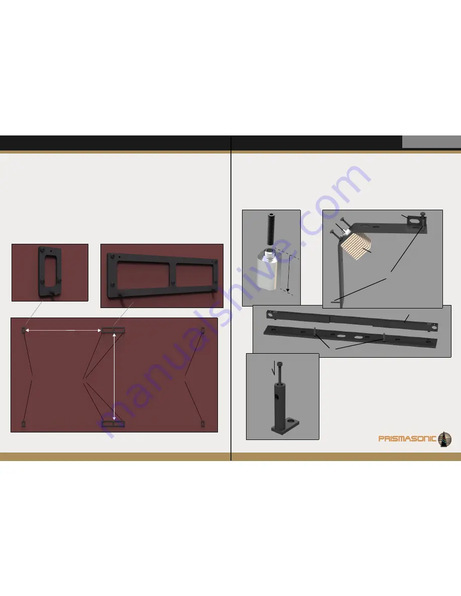 Prismasonic Cinoscreen F-100 Assembly Instructions Download Page 2