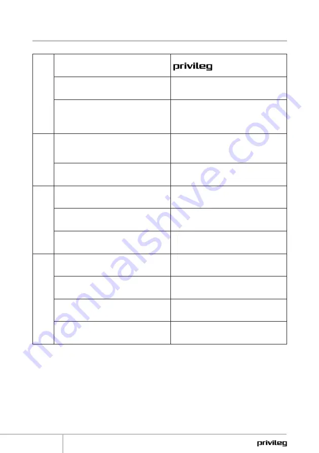 privileg MM820CTB-PM User Manual Download Page 40