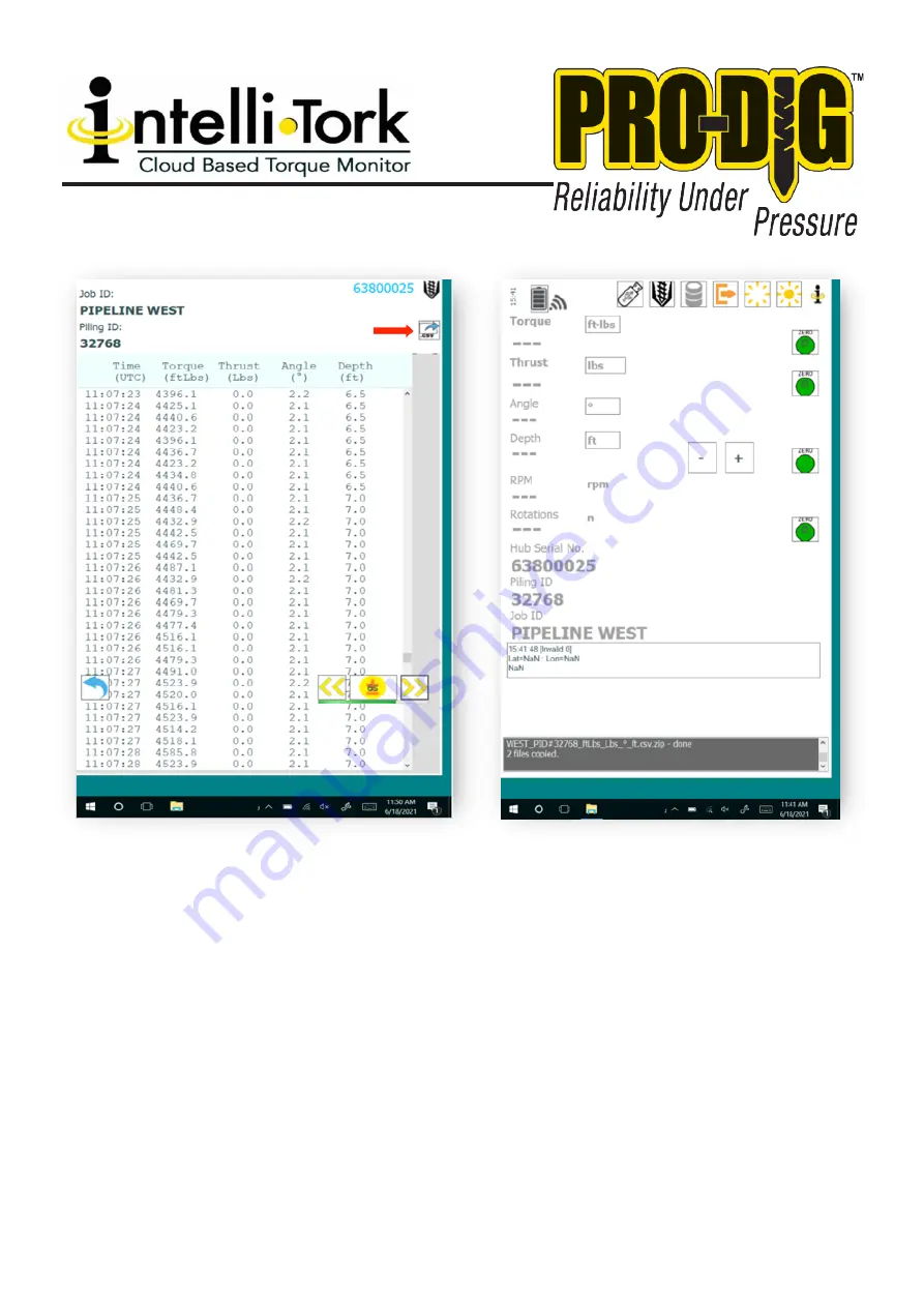 Pro-dig Intelli-Tork H200 Instruction Manual Download Page 11