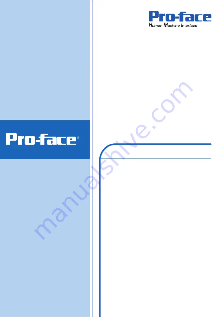 Pro-face FP3900-T41 Скачать руководство пользователя страница 1