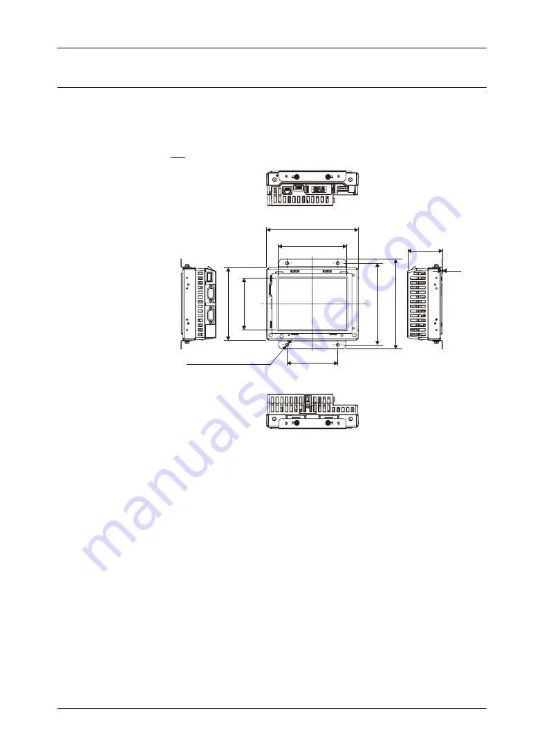 Pro-face GP-4200 Series Hardware Manual Download Page 184