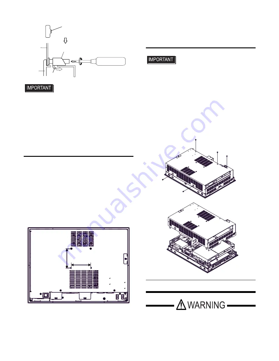 Pro-face PS3710A-T42 Installation Manual Download Page 11