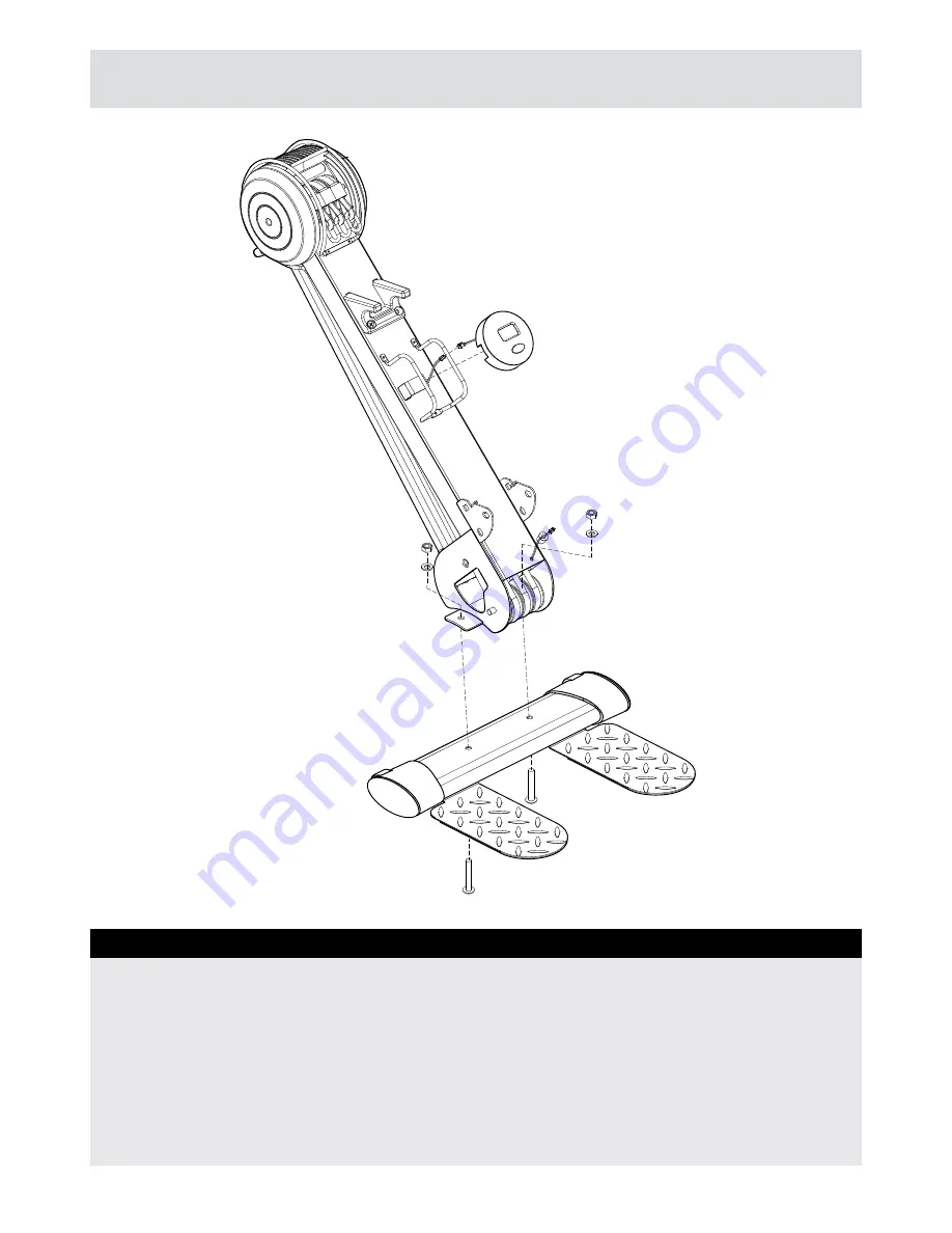 Pro Fitness Rower 'n' Gym 923/7300D Assembly & User Instructions Download Page 6