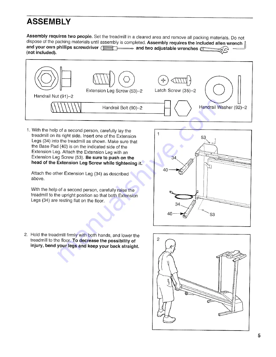 Pro-Form 435ex Treadmill Скачать руководство пользователя страница 5