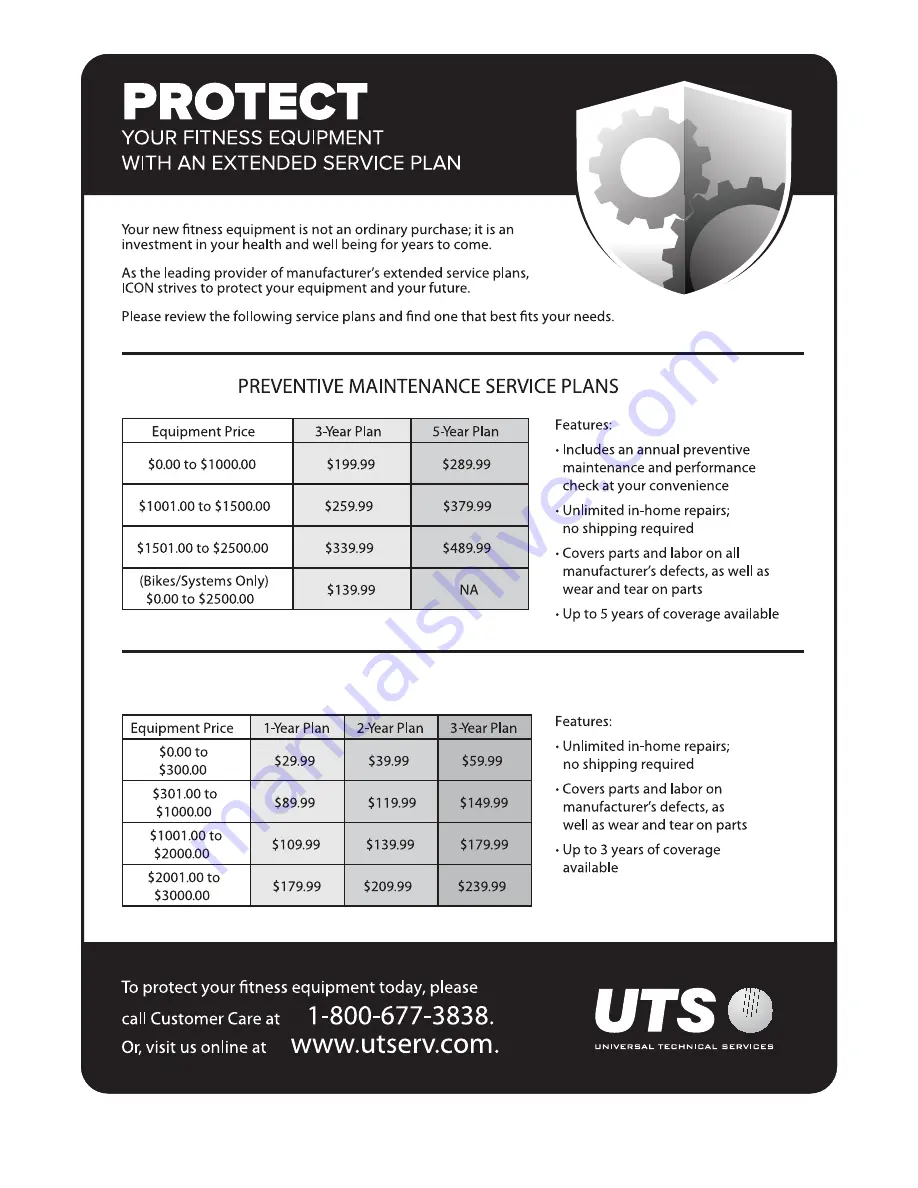 Pro-Form 505 CST PFTL60913.1 User Manual Download Page 5