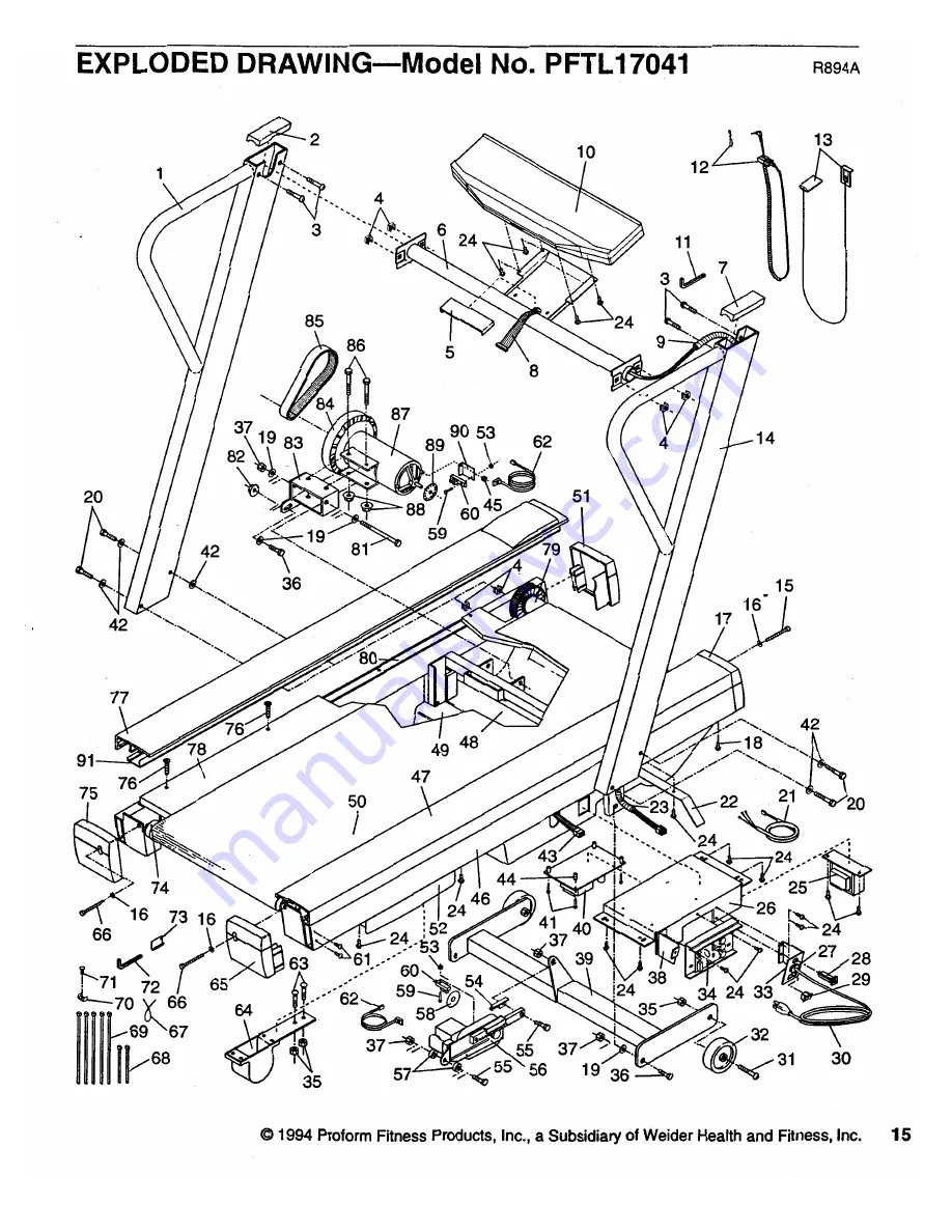 Pro-Form 730 PFTL17041 Owner'S Manual Download Page 15