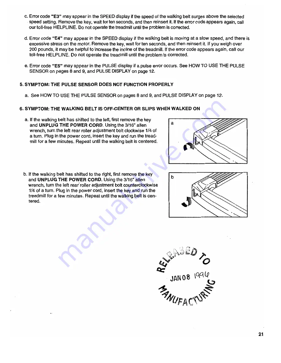 Pro-Form 730si User Manual Download Page 21