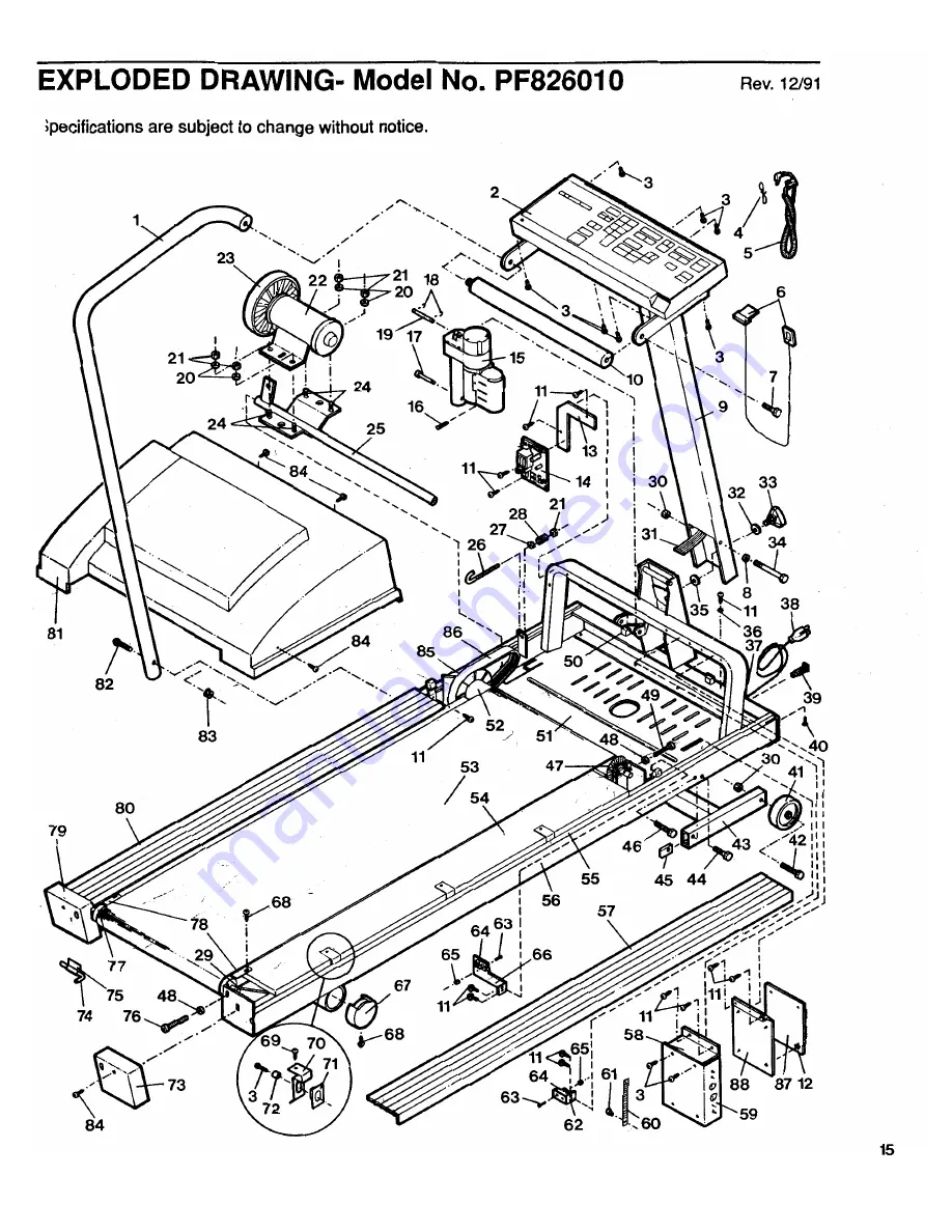 Pro-Form 826 Exp Owner'S Manual Download Page 15