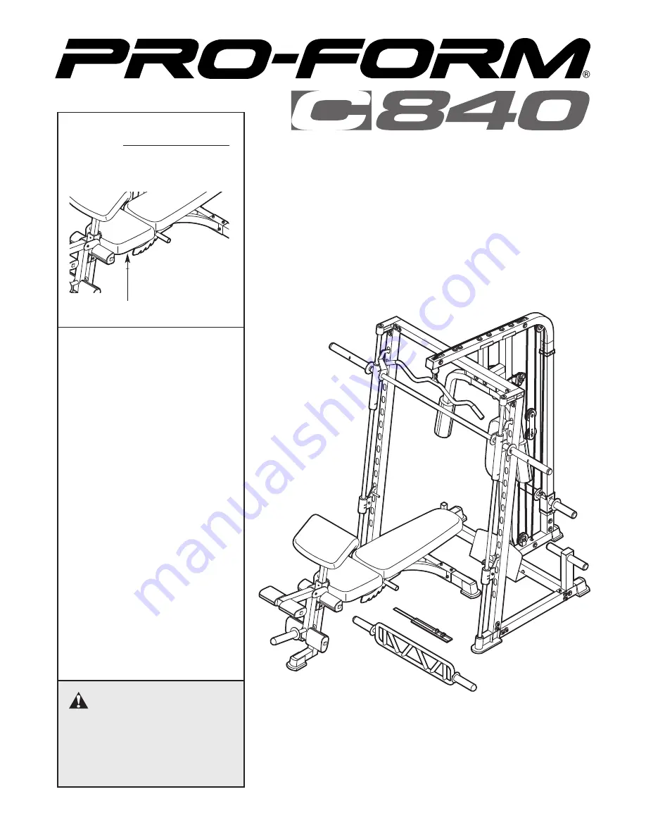 Pro-Form 831.153321 User Manual Download Page 1