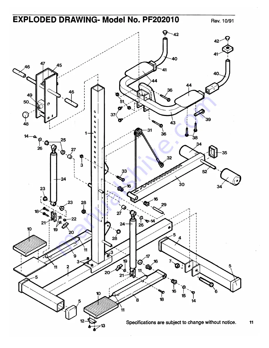 Pro-Form PF202010 Owner'S Manual Download Page 11