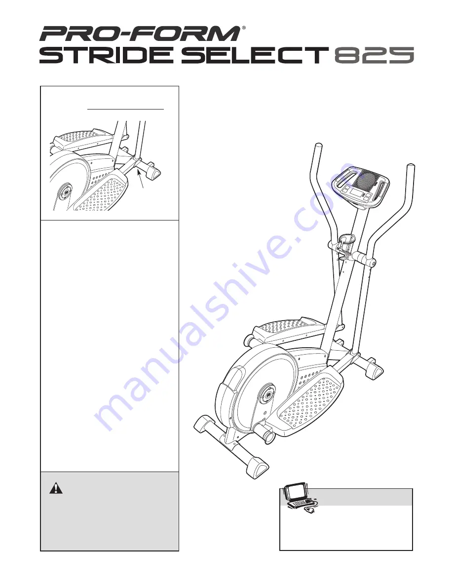 Pro-Form PFEL3905.0 Скачать руководство пользователя страница 1