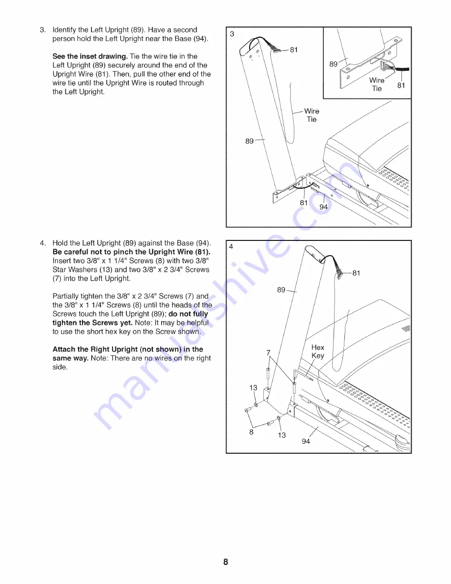 Pro-Form PFTL99911.1 User Manual Download Page 8