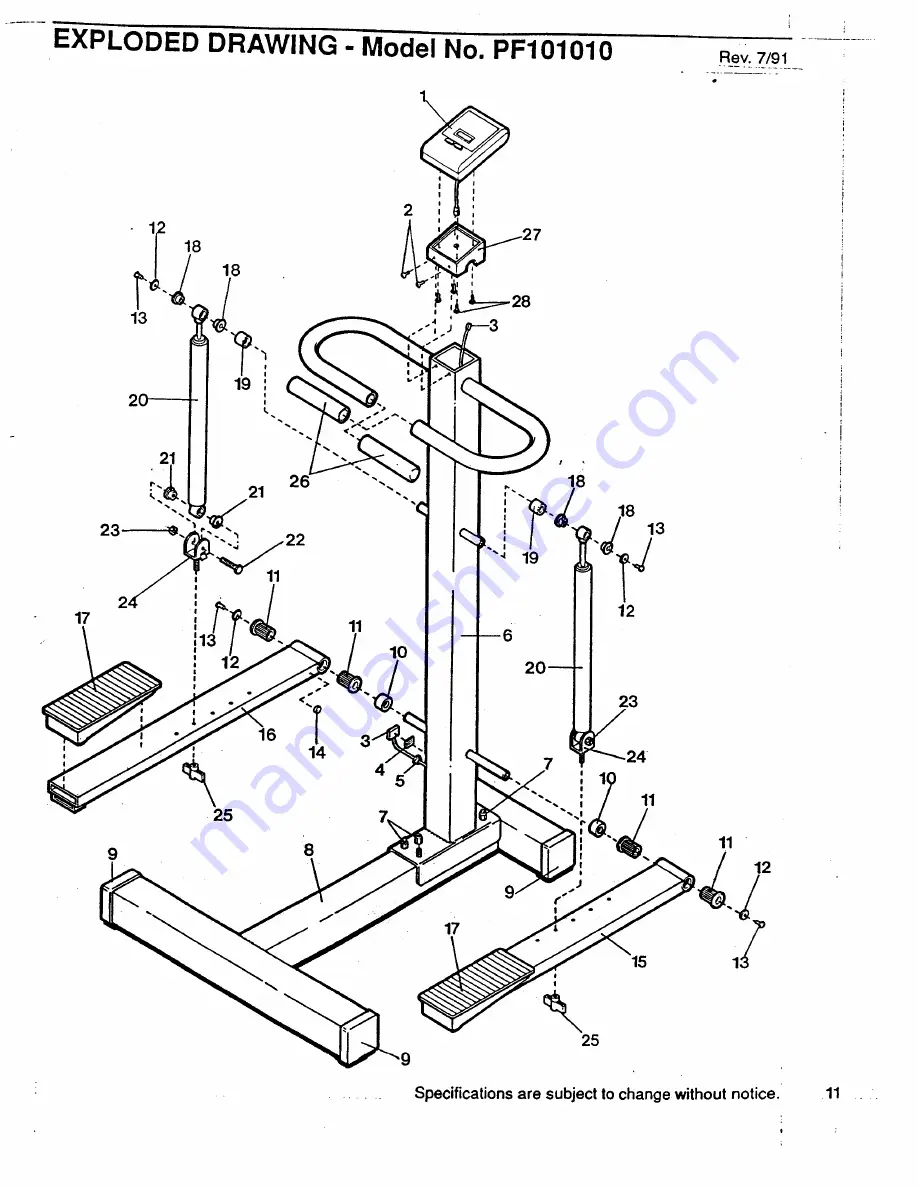 Pro-Form Step USA PF101010 Скачать руководство пользователя страница 11