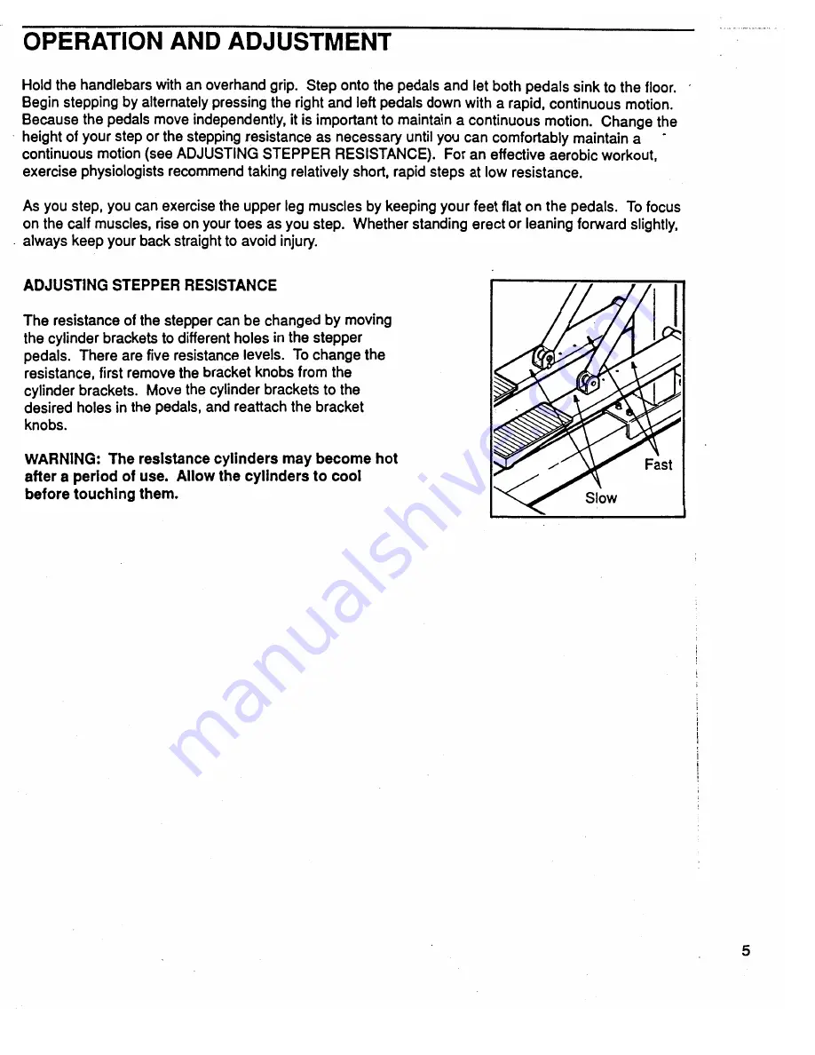 Pro-Form Step USA PF101110 Owner'S Manual Download Page 5