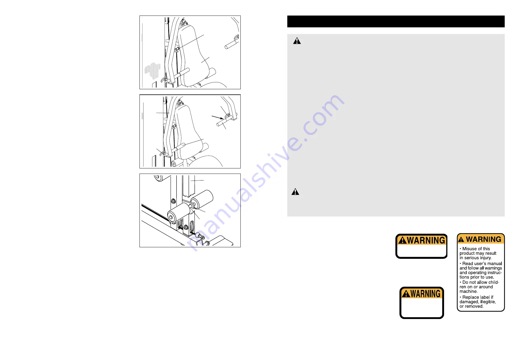 Pro-Form Stride Select 825 User Manual Download Page 3