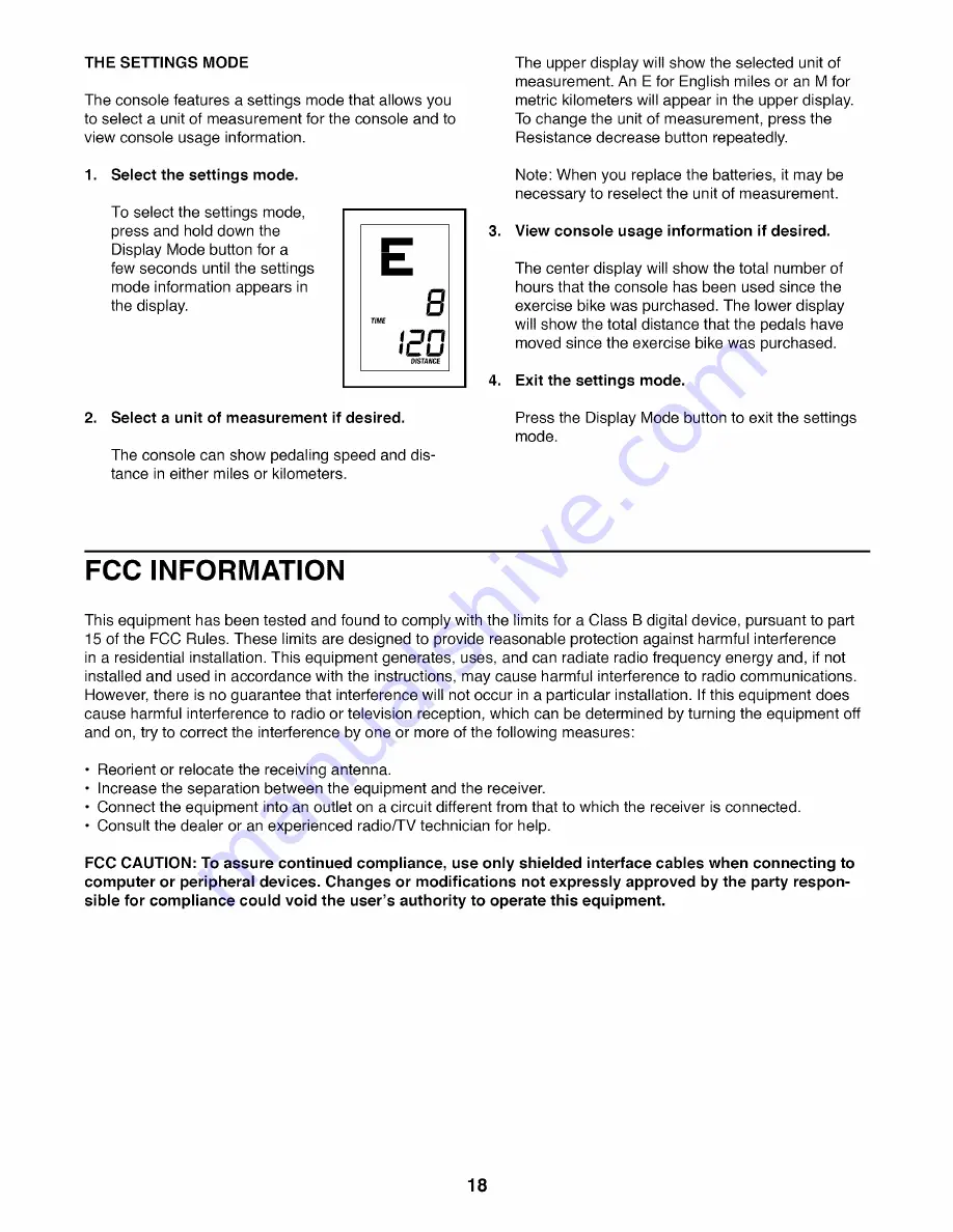 Pro-Form XP 210 U 831.21941.5 User Manual Download Page 18