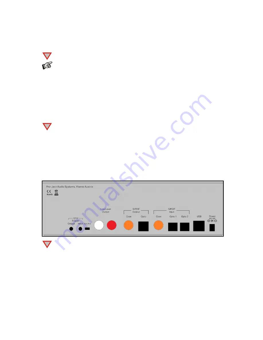 Pro-Ject Audio Systems CD Box DS2 Instructions For Use Manual Download Page 2