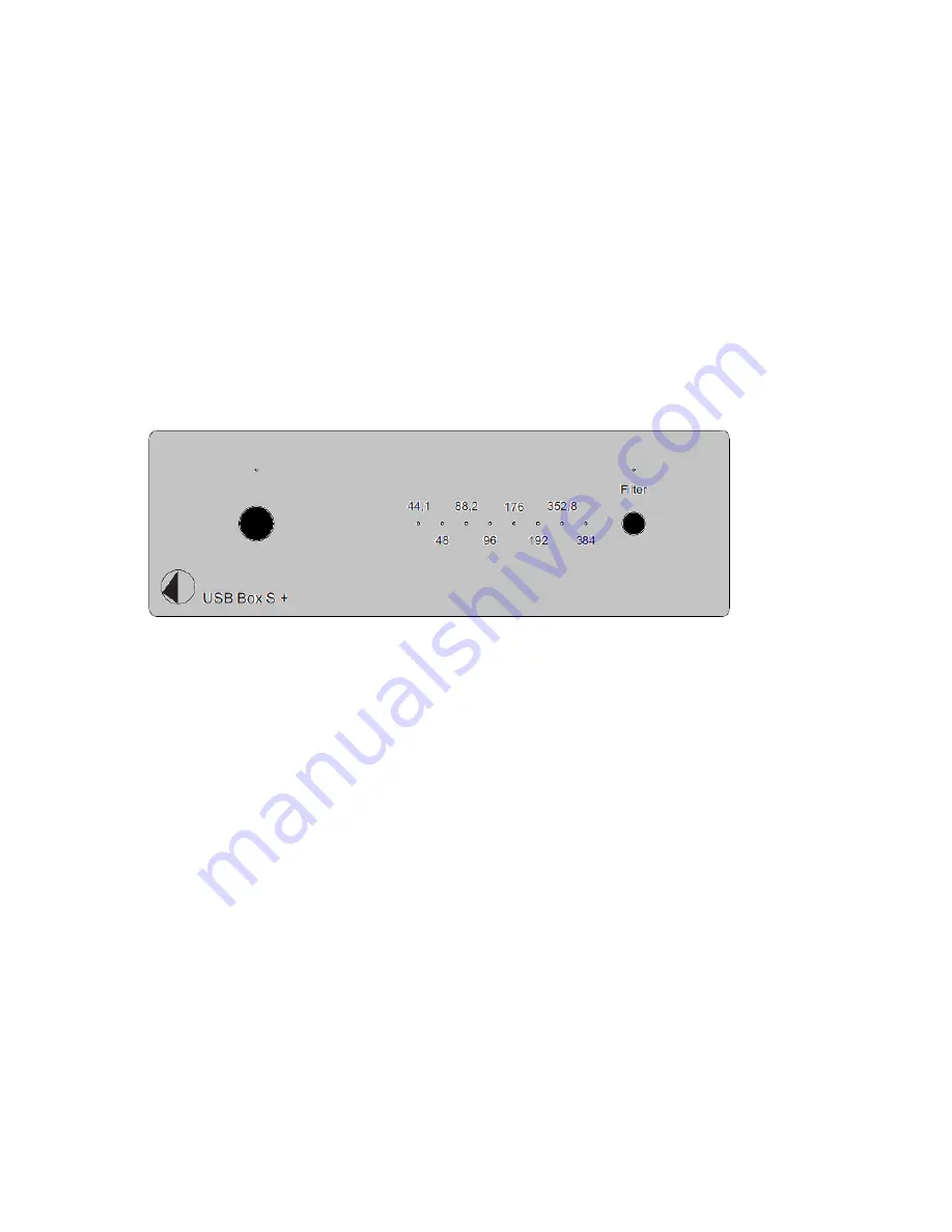 Pro-Ject Audio Systems USB Box S+ Instructions For Use Download Page 3