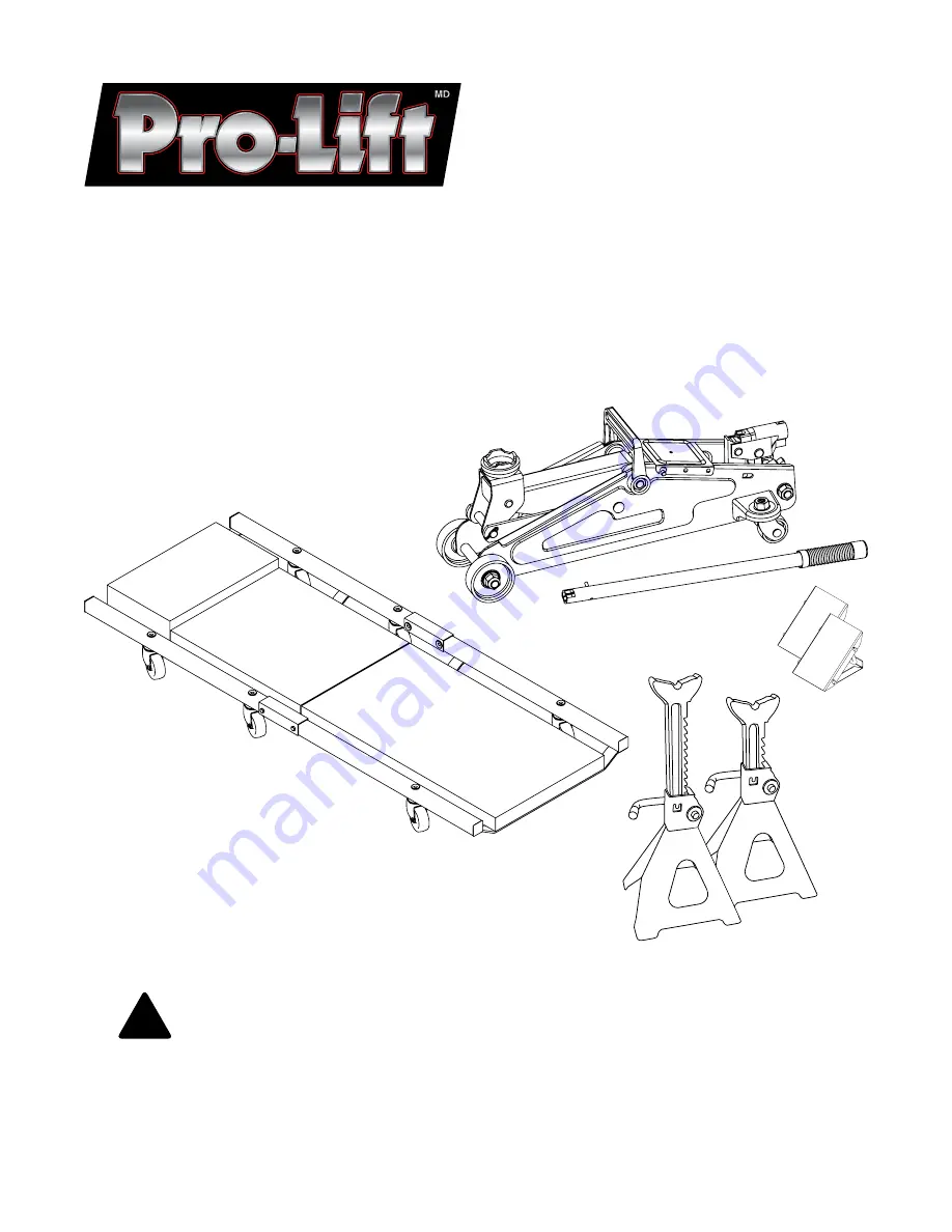 Pro-Lift F-2332JSC Operating Instructions & Parts Manual Download Page 9