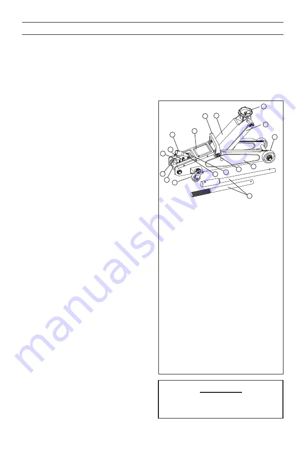 Pro-Lift F1800A Owner'S Manual Download Page 4