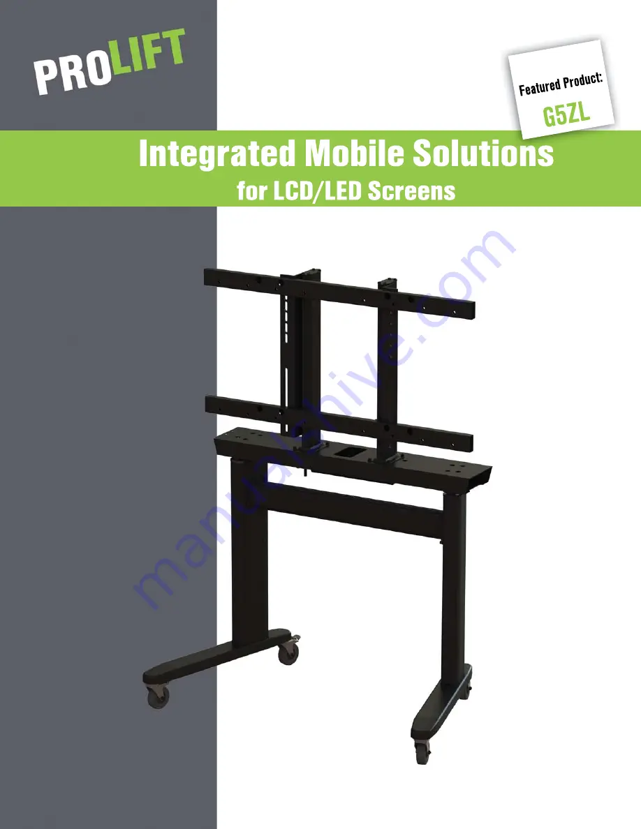 Pro-Lift G5Z Assembly Instructions Manual Download Page 1