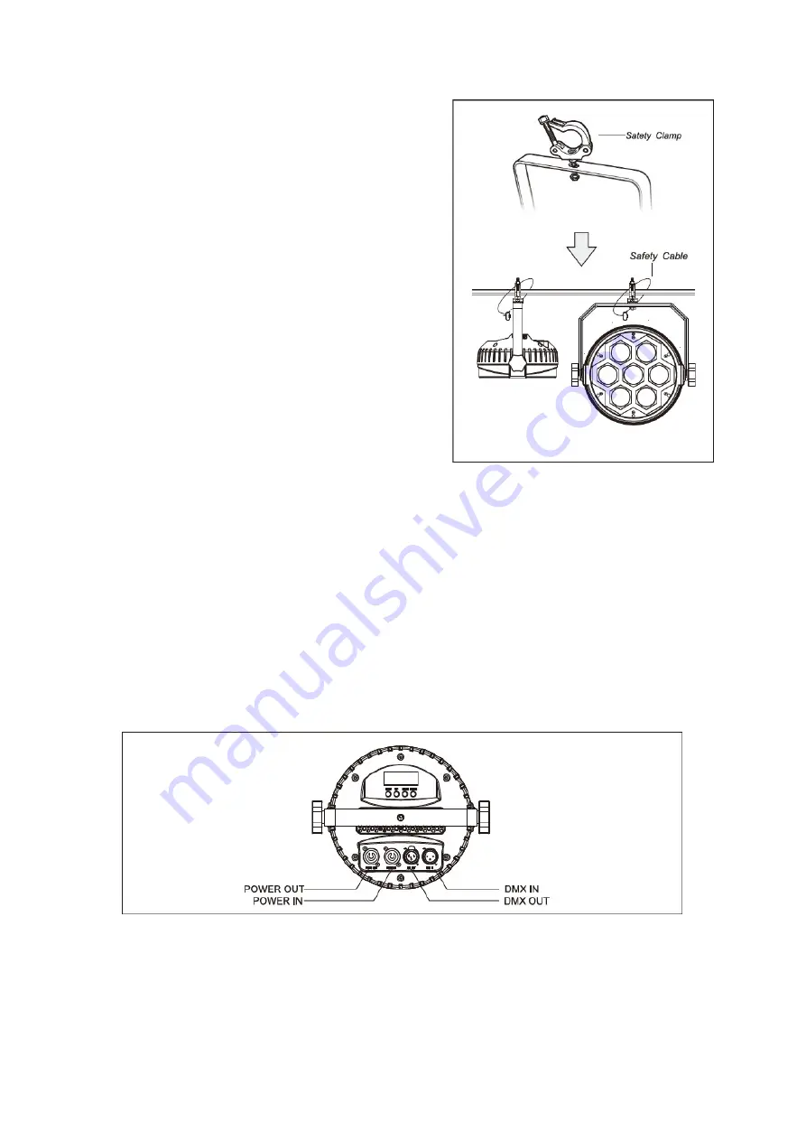 Pro Lighting FRAME PAR 7x12 User Manual Download Page 6