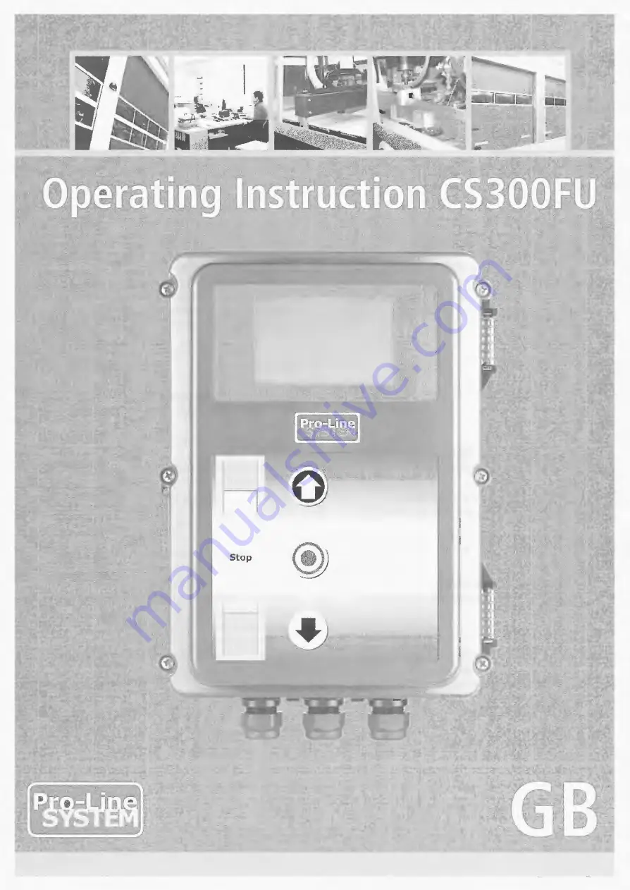 Pro-Line System CS300FU Operating Instructions Manual Download Page 1