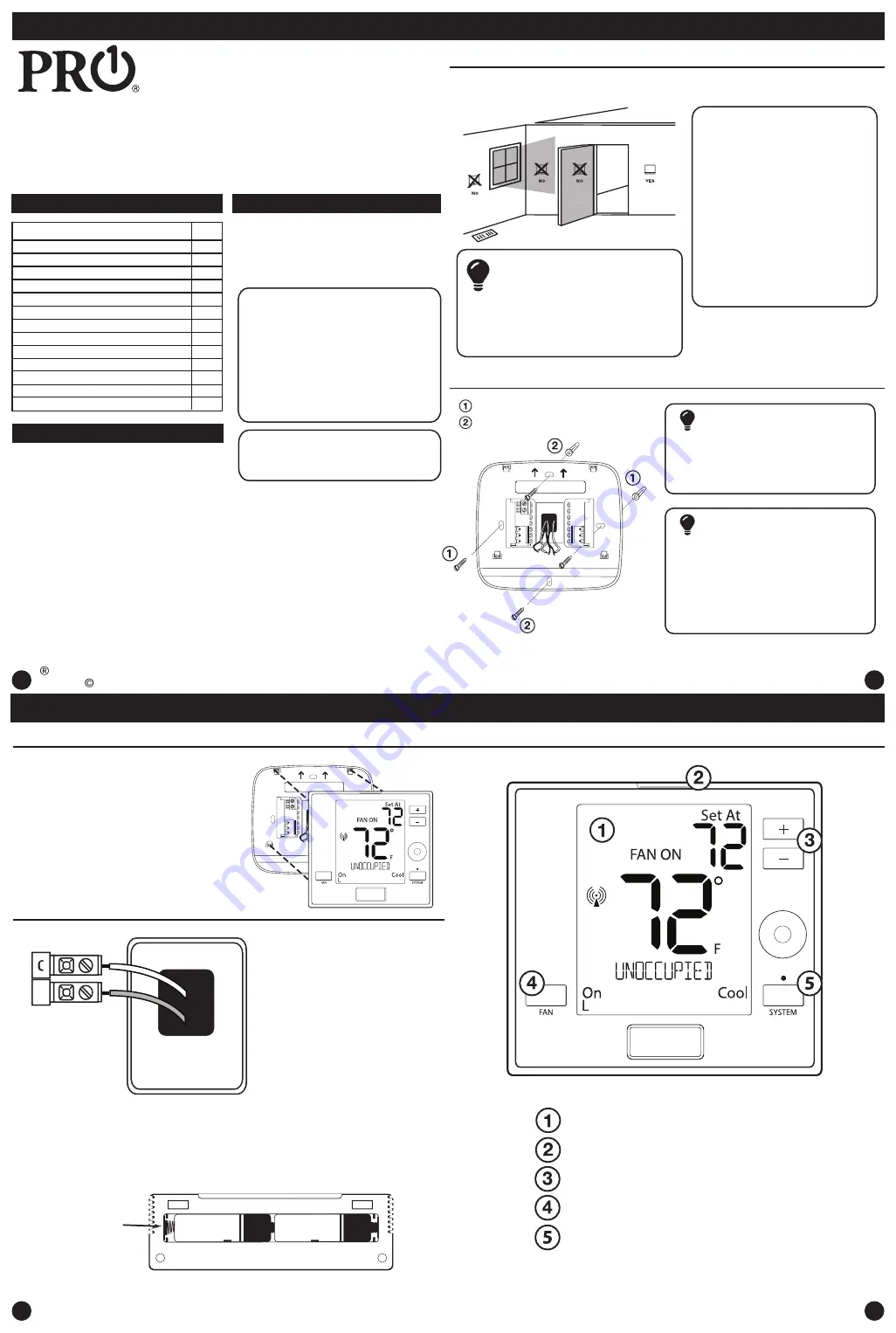 Pro1 Technologies T731W Скачать руководство пользователя страница 1