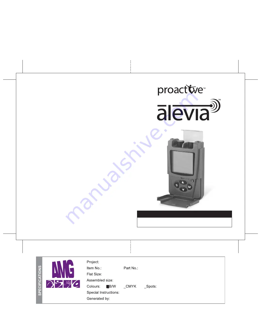 Proactive alevia Instructions Manual Download Page 1