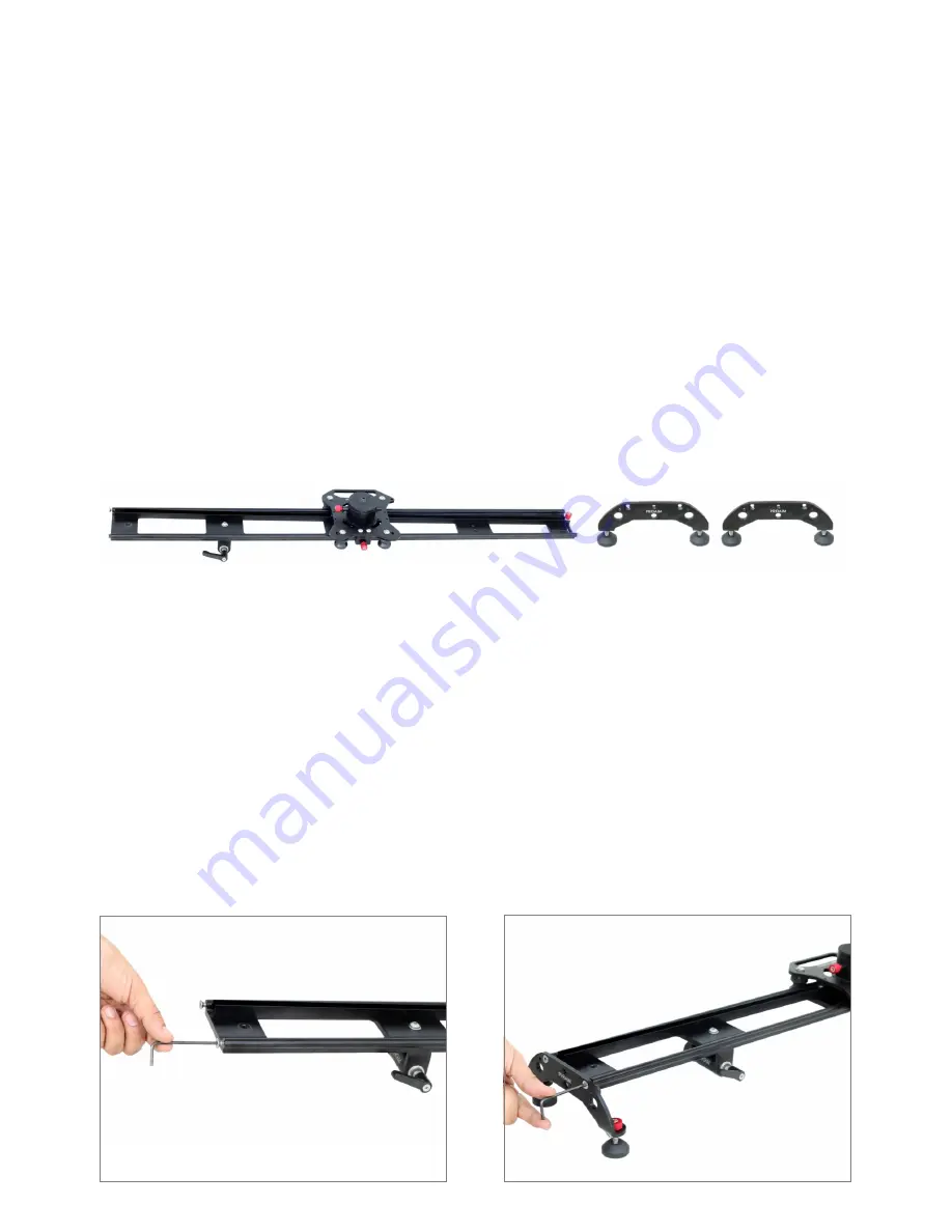 PROAIM Jazz Autopan Camera Slider Instruction Manual Download Page 2