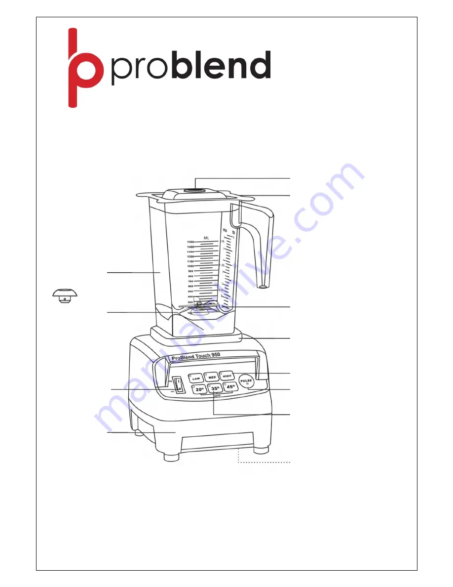 Problend Touch 950 Скачать руководство пользователя страница 1