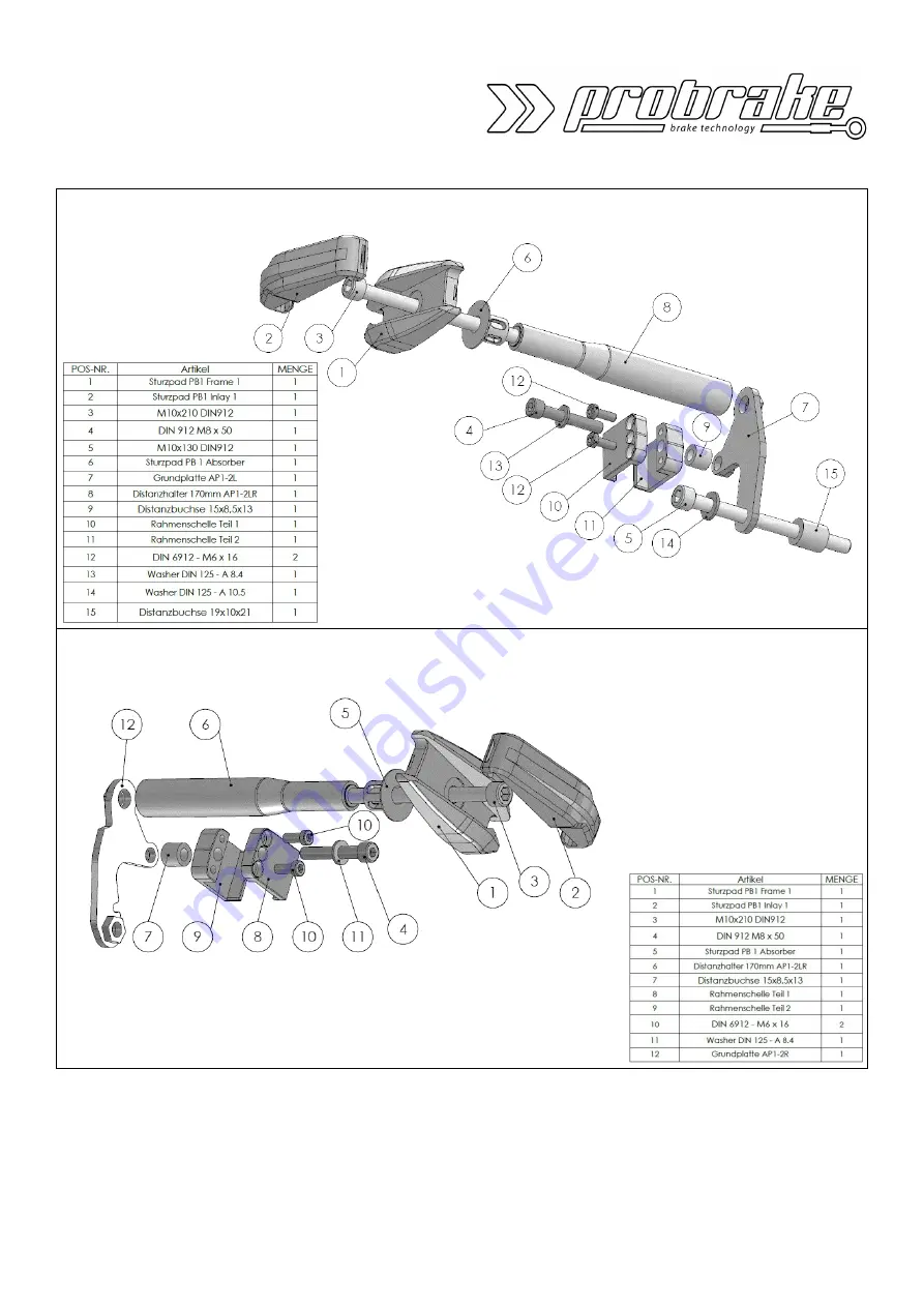 probrake AP1-3 Скачать руководство пользователя страница 1