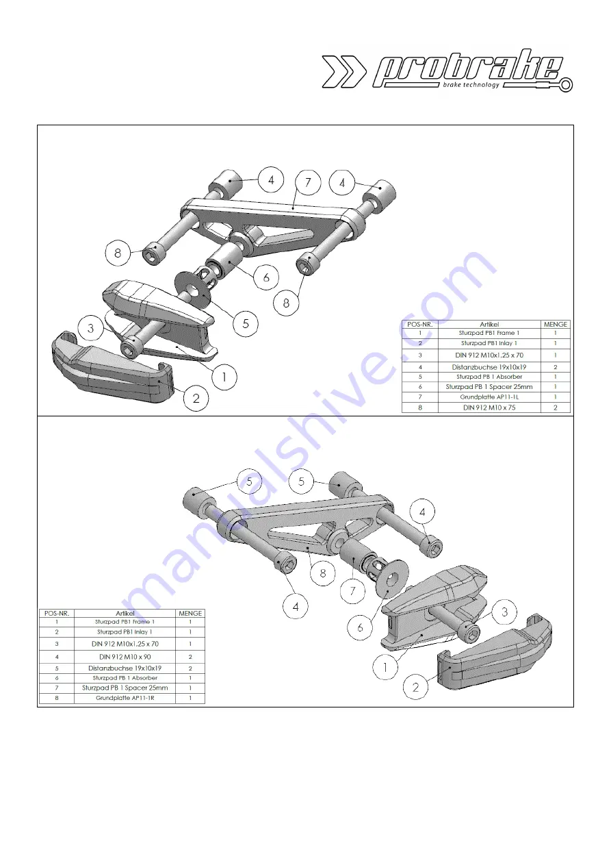 probrake AP11-1 Скачать руководство пользователя страница 1