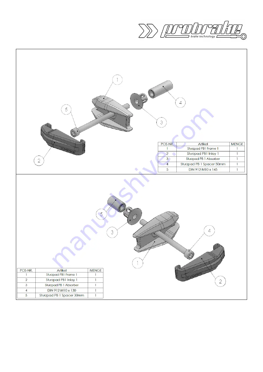 probrake TR12-2 Mounting Instruction Download Page 1