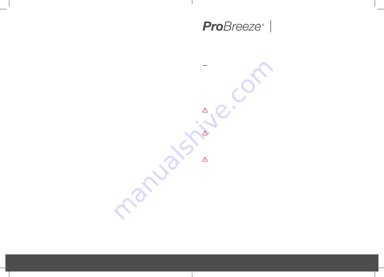 ProBreeze PB-F16-US Instruction Manual Download Page 11