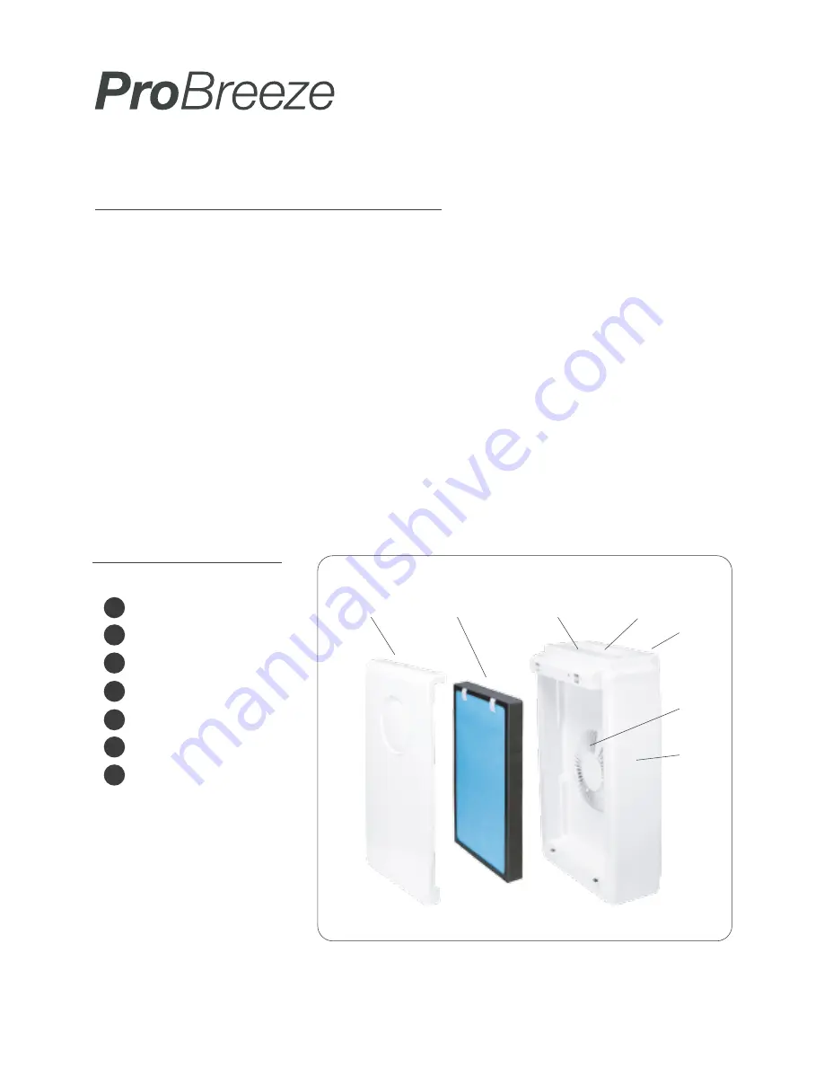 ProBreeze PB-P01F Instruction Manual Download Page 18