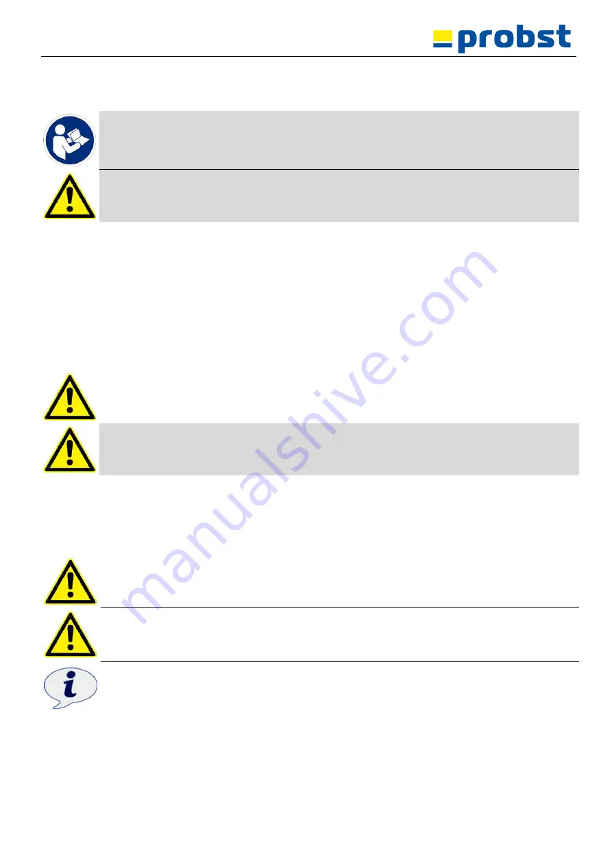 probst 53100347 Operating Instructions Manual Download Page 39