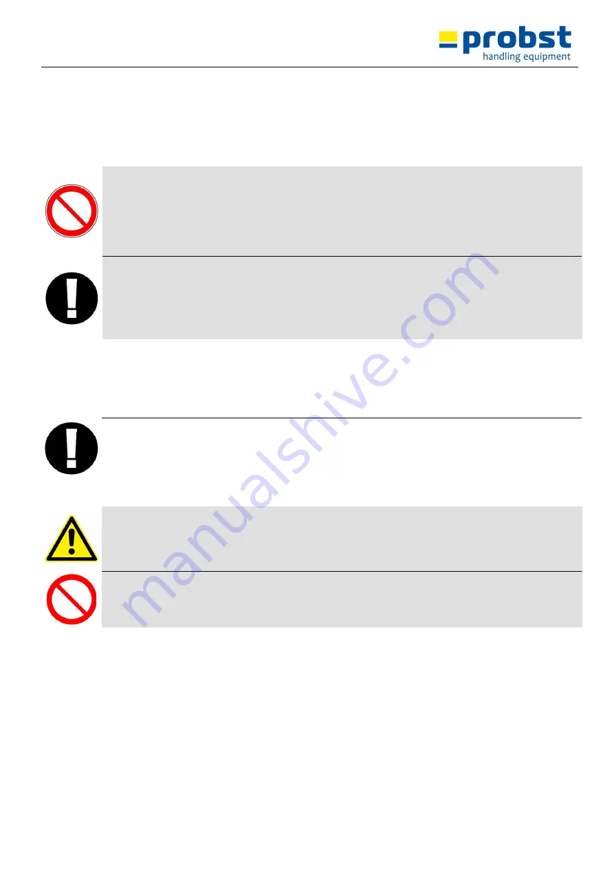 probst 58500014 Operating Instructions Manual Download Page 57