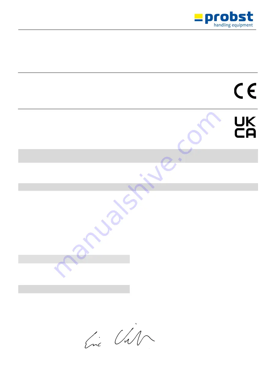 probst VZ-I Operating Instructions Manual Download Page 27