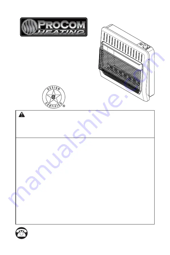 Procom MG10TBF Owner'S Operation And Installation Manual Download Page 33