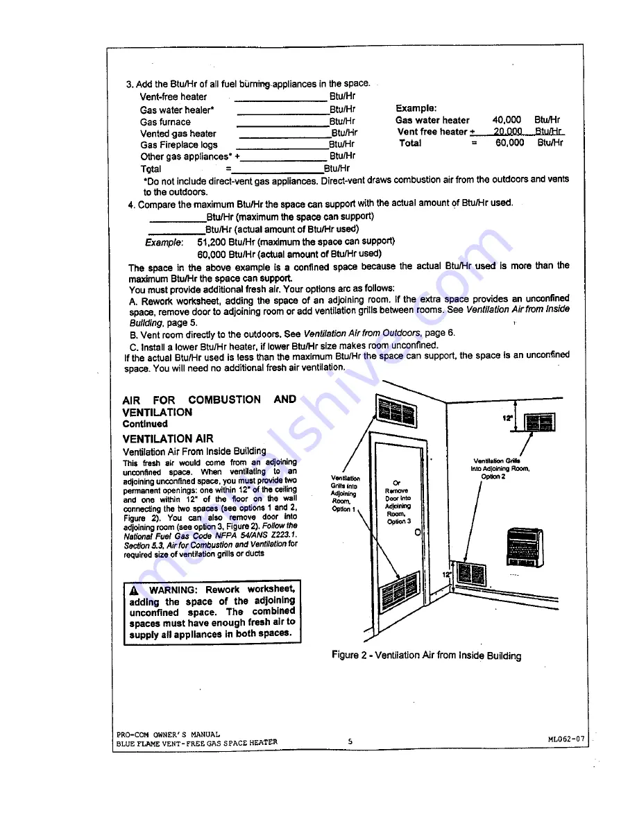 Procom MN200HBA Owner'S Operation & Installation Manual Download Page 5