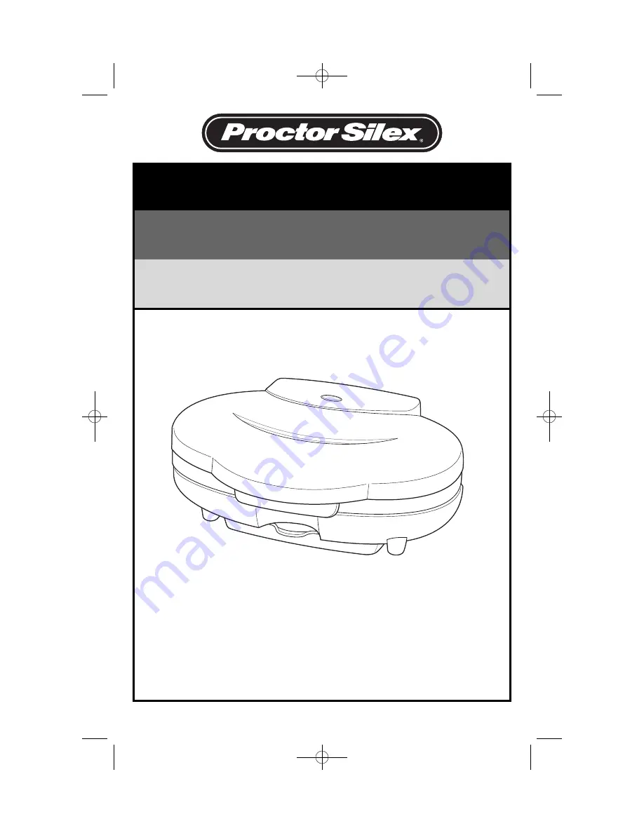 Proctor-Silex G44 Скачать руководство пользователя страница 1