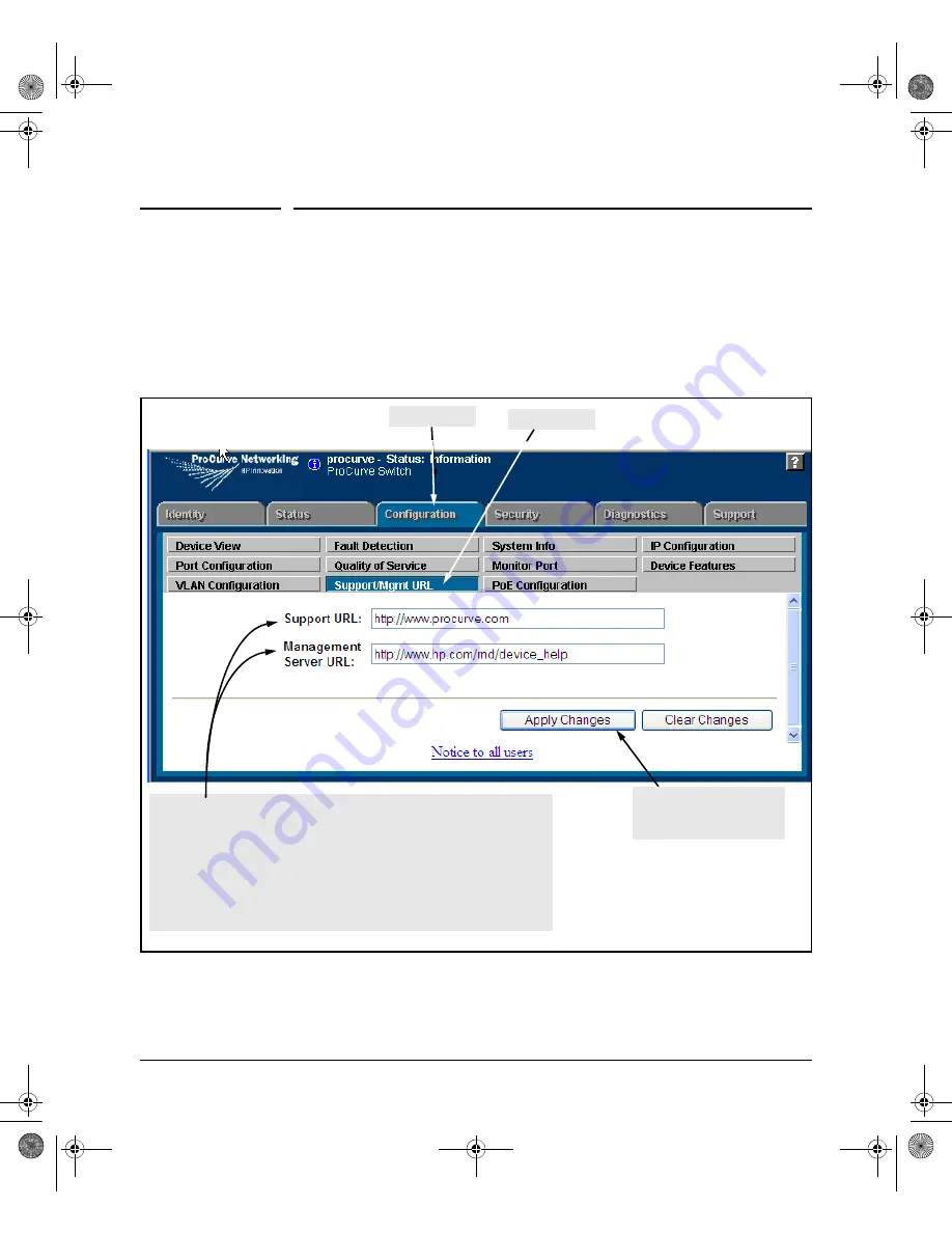 ProCurve 3500yl Series Management And Configuration Manual Download Page 98