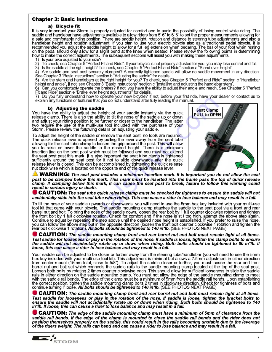 Prodeco Technologies Storm 2013 User Manual Download Page 7