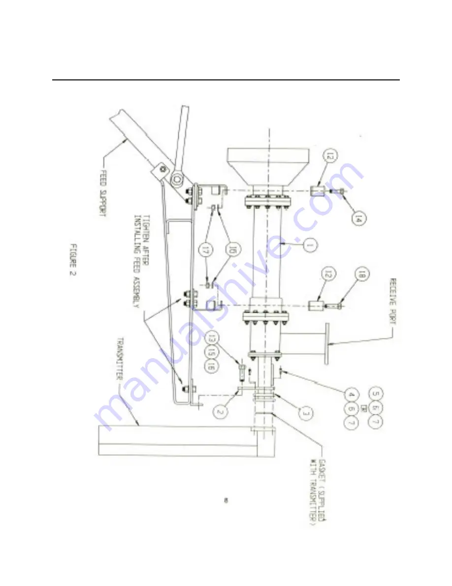 prodelin C-Band Rx/Tx Assembly Manual Download Page 8