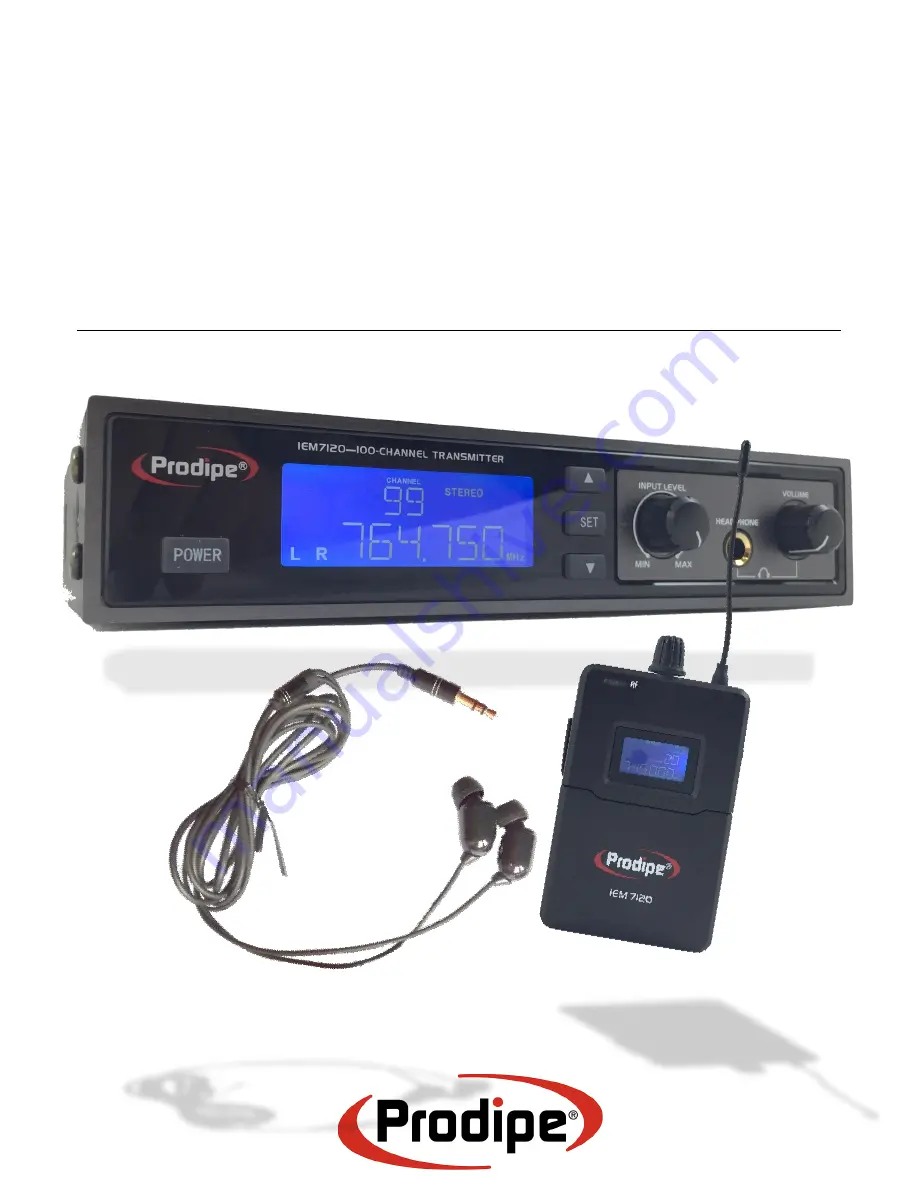 Prodipe IEM7120 User Manual Download Page 1