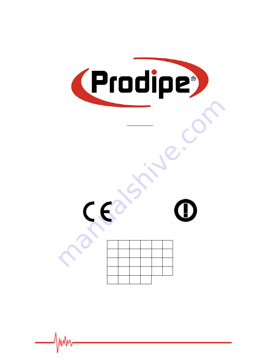 Prodipe IEM7120 User Manual Download Page 16