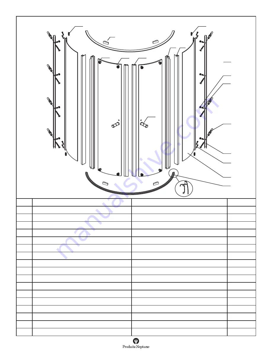 Produits Neptune BOLGHERI 32 Installation Manual Download Page 2