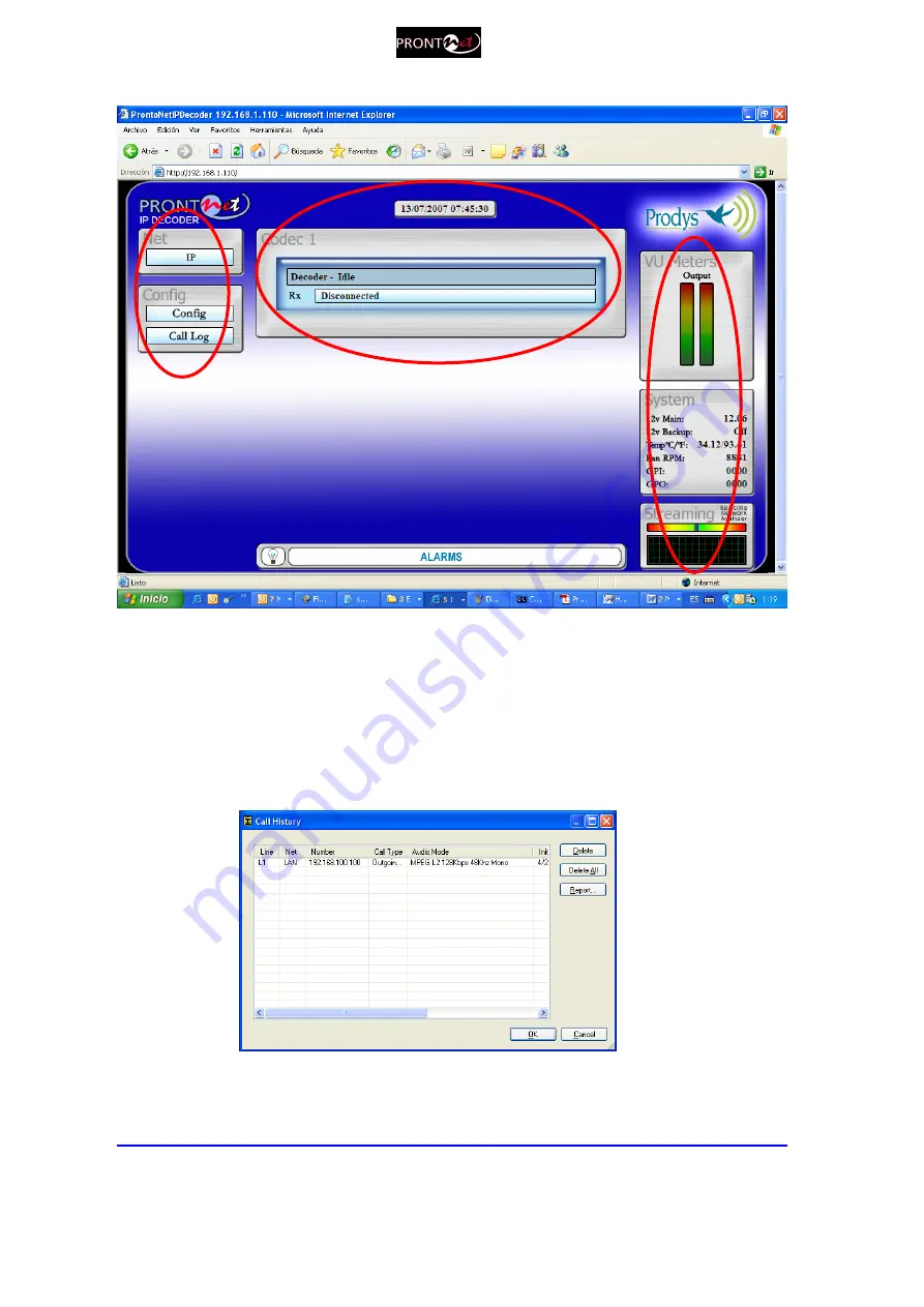 Prodys ProntoNet User Manual Download Page 21