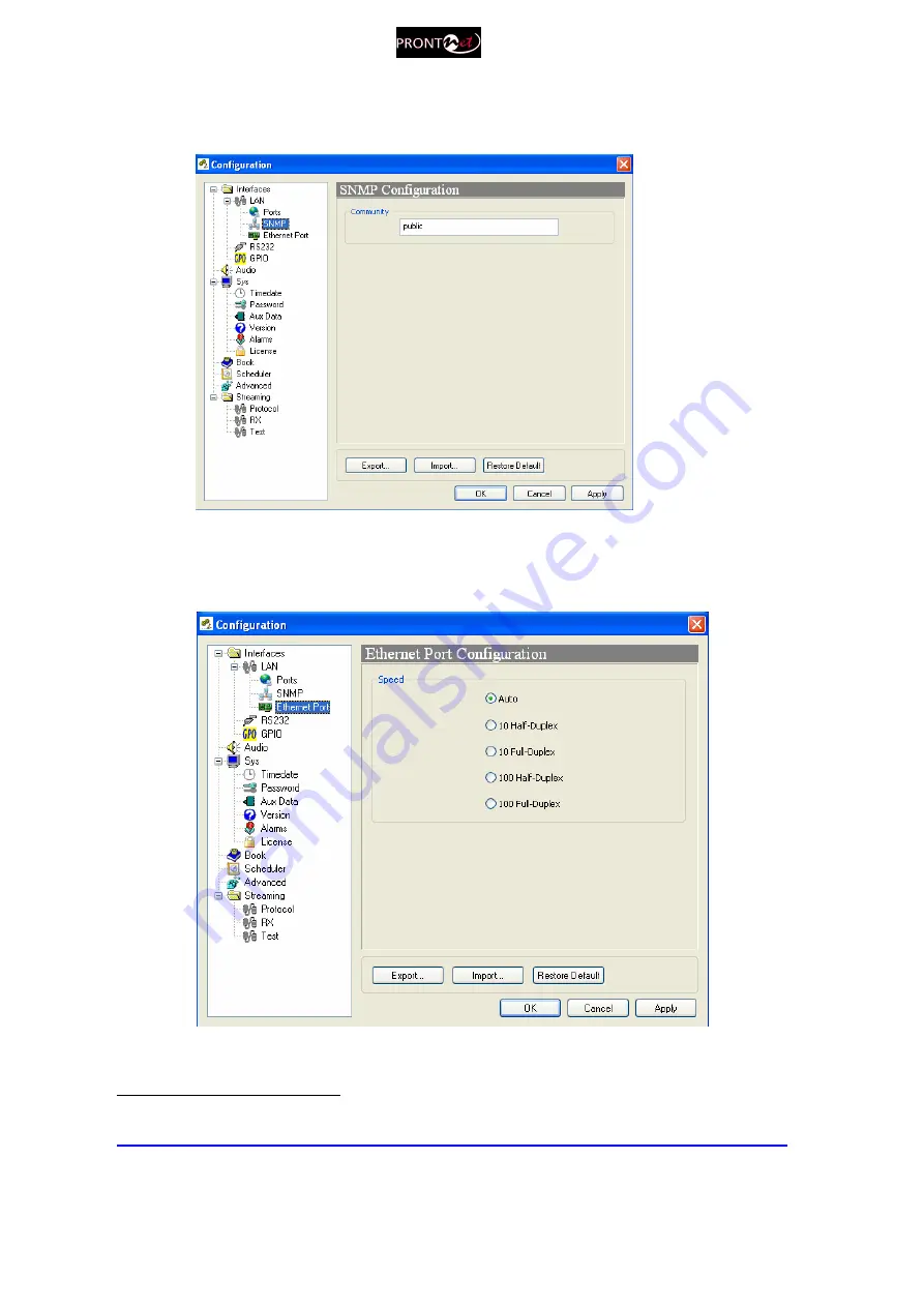 Prodys ProntoNet User Manual Download Page 27